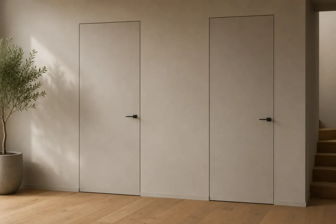 Portes affleurantes